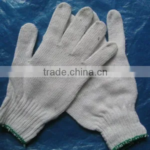 Labor New 3 Pairs Large X Large White KNIT WORK GLOVE Cotton Poly Liner Chore thumbnail-1