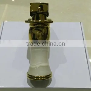 Buy Faucet New Brass Single Handle Basin Tap, Water Powered LED Waterfall Faucet thumbnail-5