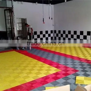 Anti Fatigue Rubber Floor Garage Tiles thumbnail-4