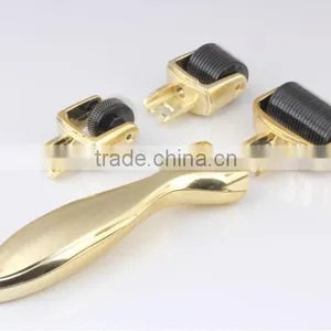 2015 Latest 3 IN 1 Derma Roller With 3 Separate Roller Heads of Different Needle Count 180/600/1200pins Guangzhou thumbnail-3