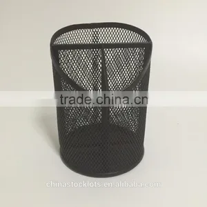 Stocklots 2016 Factory Best Selling Promotional Gifts Office and School Desk Organizer Metal Mesh Pen Holder thumbnail-2