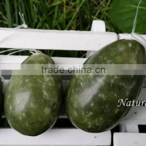 DHL Free Shipping Dark Green Jade Eggs Xuiyan Jade Eggs Vaginal Kegel Exercise Egg Shape Exercise Ball thumbnail-1
