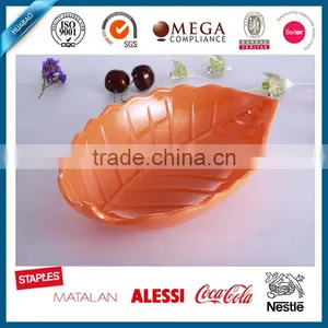 Leaf Shape Melamine Plate Bowl Tableware Dinnerware Set, Nautical Dinnerware Sets thumbnail-1