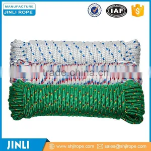 JL White/Red Double Braided PP Rope Polypropylene Filament Rope thumbnail-6