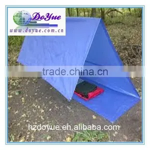 China Supplier Waterproof Blue Poly Sun Shelter Cross Laminated Tarpaulin thumbnail-4