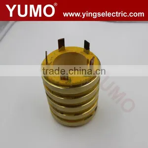 90X50X110-5 Factory Price Electrical Manufacturers Carbon Brushes Customized Collector Alternator Slip Ring thumbnail-1