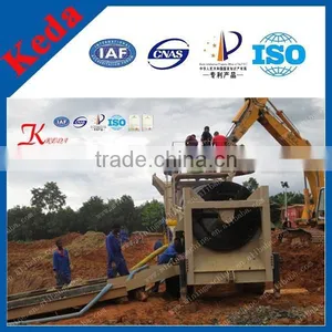 High Capacity Trommel Scrubber Machine, Gold Refining Equipment, Gold Wash Plant With Patent thumbnail-5