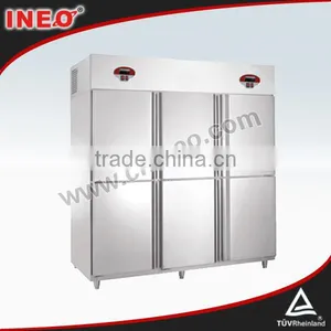 6 Doors Double Temperature Half Freezer Half Refrigerator/Refrigerators For Fruit/Topping Refrigerator thumbnail-1