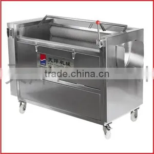 TY-1500A Root Vegetable Fruit Ginger Potato Roller Peeler Washing Peeling Cleaning Machine thumbnail-2