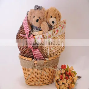 Exqusite Large Wicker Stackable Storage Baskets thumbnail-1
