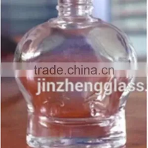 15ml Clear Round Ball Shaped Glass Nail Polish Bottle thumbnail-1