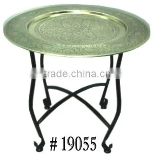 Round Embossed Coffee Table thumbnail-5