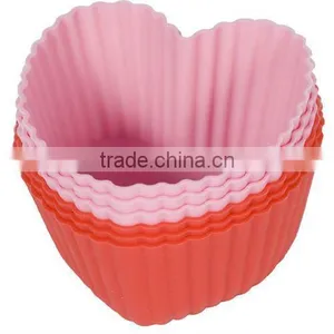 LFGB&FDA Silicone Cup Cake Muffin Cases(Set of 6 Pcs) thumbnail-1