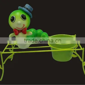 2014 New Products Caterpillar Plant Pot Hydroponics Ceramic Flower Pot thumbnail-1