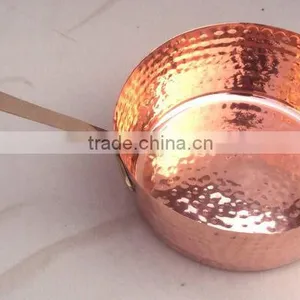 MASTER CHEF'S HAMMERED FINISH 100% PURE COPPER FRYING PAN KITCHEN APPLIANCE thumbnail-1