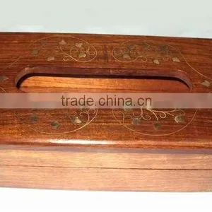Wooden Tissue Box, Tissue Paper Holder, Paper Holder thumbnail-1