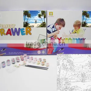 Wholesale Cheap China Painting Toys for Kids DIY Painting by Numbers thumbnail-1