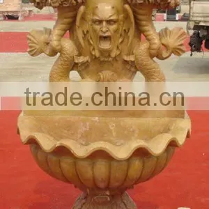 Wall Demon Head Fountain Sculpture thumbnail-1