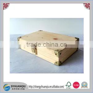 Solid Pine Wood Jewelry Box,cube Wood Pine Box,pine Wooden Box thumbnail-1