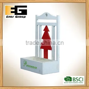 Christmas Tree Garden Planter Backrest Wooden Wall Hanging Flower Pot thumbnail-2