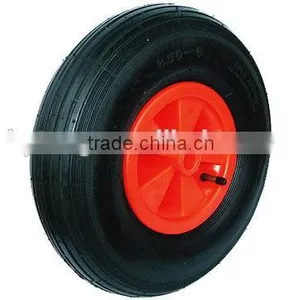 3.50-6 Pneumatic Rubber Wheel Plastic Rim thumbnail-1
