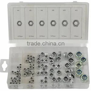 100 Pcs Locknut Assortment Hardware Sets thumbnail-1