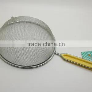Kitchen Accessories Stainless Steel Cooking Splatter Screen With Plastic Handle for Splatter Cuard Fits thumbnail-5