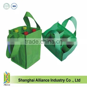 Wholesale Non-woven 6 Bottle Wine Bag With Divider thumbnail-1