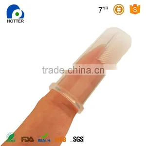 High Quality FDA Cheap Baby/Infant Finger Toothbrush thumbnail-1