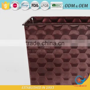 OEM Wholesale Garden Embossing Water Plants in Pots Decoration the Flower Pot thumbnail-6