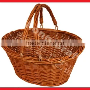 Eco-friendly Willow Basket With Handle thumbnail-3
