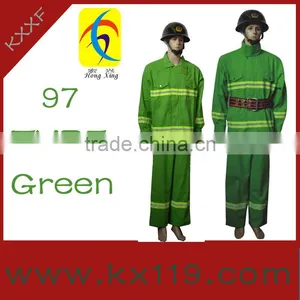97type Green Orange Comfortable Fabric Fire Suit for Fire Man thumbnail-1