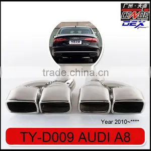 Stainless Muffler Tip in Exhaust Pipe for Audi A8 thumbnail-4