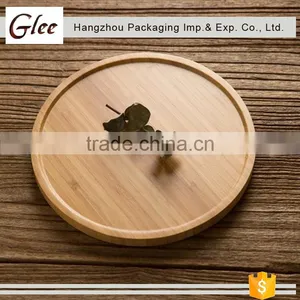 Custom Round Finish Bamboo Tray thumbnail-1