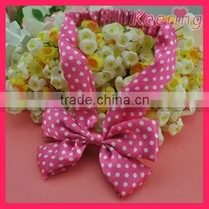 Pink Bow Tie Children Clothes Ribbon Bow Colar for Kids WFL-097 thumbnail-1
