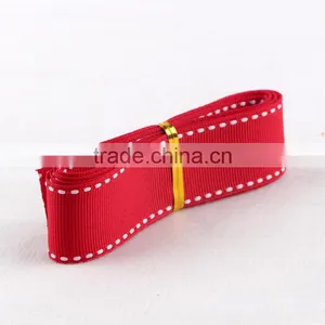 50 Yards Popular Green Red Christmas Ribbon 3" Wide Star Grosgrain Ribbon thumbnail-3
