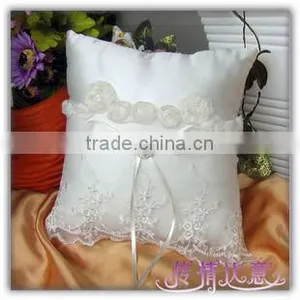 Square White Satin Ring Pillow 1pcs MOQ thumbnail-1
