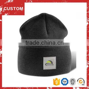 Cuff Blank Plain Ski Custom Knit Skull Beanie thumbnail-1