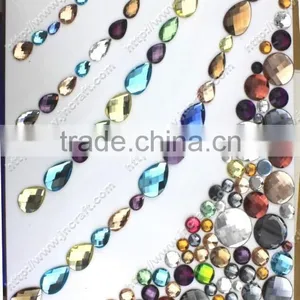 2015 Wholesale Flat Back Loose Stone, Glass Flat Abck Sew-on Stone thumbnail-1