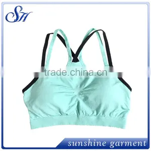 2015 New Style Seamless Wholesale Nude Sports Bra thumbnail-1