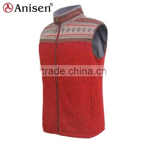 Apparel Manufacturer Printing Custom Knit Fleece Women Vest thumbnail-1