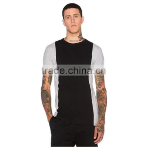 Wholesale Slim Fit t Shirt for Men Blank Scoop Neck t Shirts Cheap Tshirt thumbnail-1