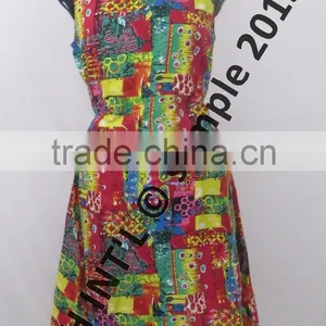 Printed Viscose Ladies Dress thumbnail-2