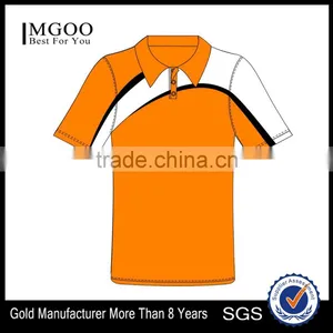 2016 MGOO Newest Cheap Customized Polo Shirts Sport Dri Fit Shirt Wholesale Sublimation Polo Shirt thumbnail-3