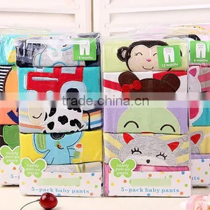 5 Pairs/gift Box,Carters Baby PP Pants ,Carters Newborn 3M -24M Kids,toddlers Pants Cartoon,infant Baby Boys Girls Trousers, thumbnail-1