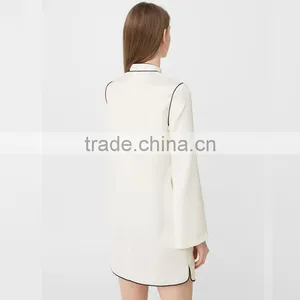 Mandarin Collar Vintage Clothing Oriental Long Sleeve Top for Women thumbnail-2