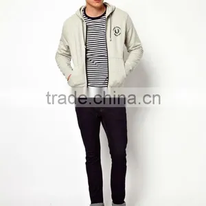 2013 Fashion Men Cap Neckline With Custom Drawcord Front Pouch Pocket Hoodie thumbnail-1