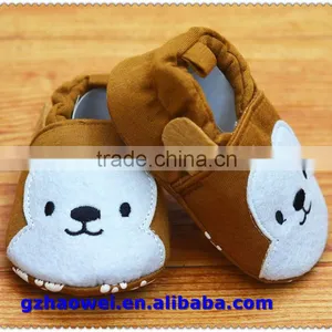 Cheap Monkey Face Embroidered Baby Booties thumbnail-5