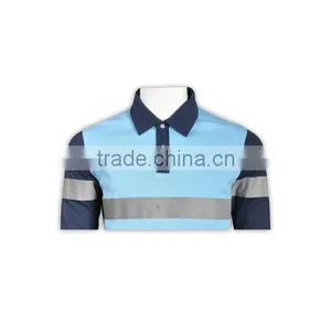 IS09001/BSCI Factory High Visibility Reflective Safety Polo Shirt thumbnail-4