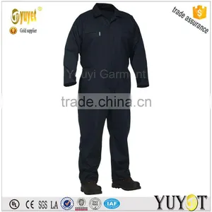 Embroidery Logo Pure Cotton Soft Touch Safety Work Coveralls thumbnail-1